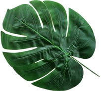 Лист Волна веселья Монстера, искусственный, 28.5x54 см, зеленый, 5 шт 6230997