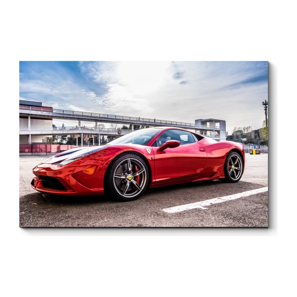 Картина Picsis Красный Ferrari 458 660x430x40 мм 5414-10963375 - выгодная  цена, отзывы, характеристики, фото - купить в Москве и РФ