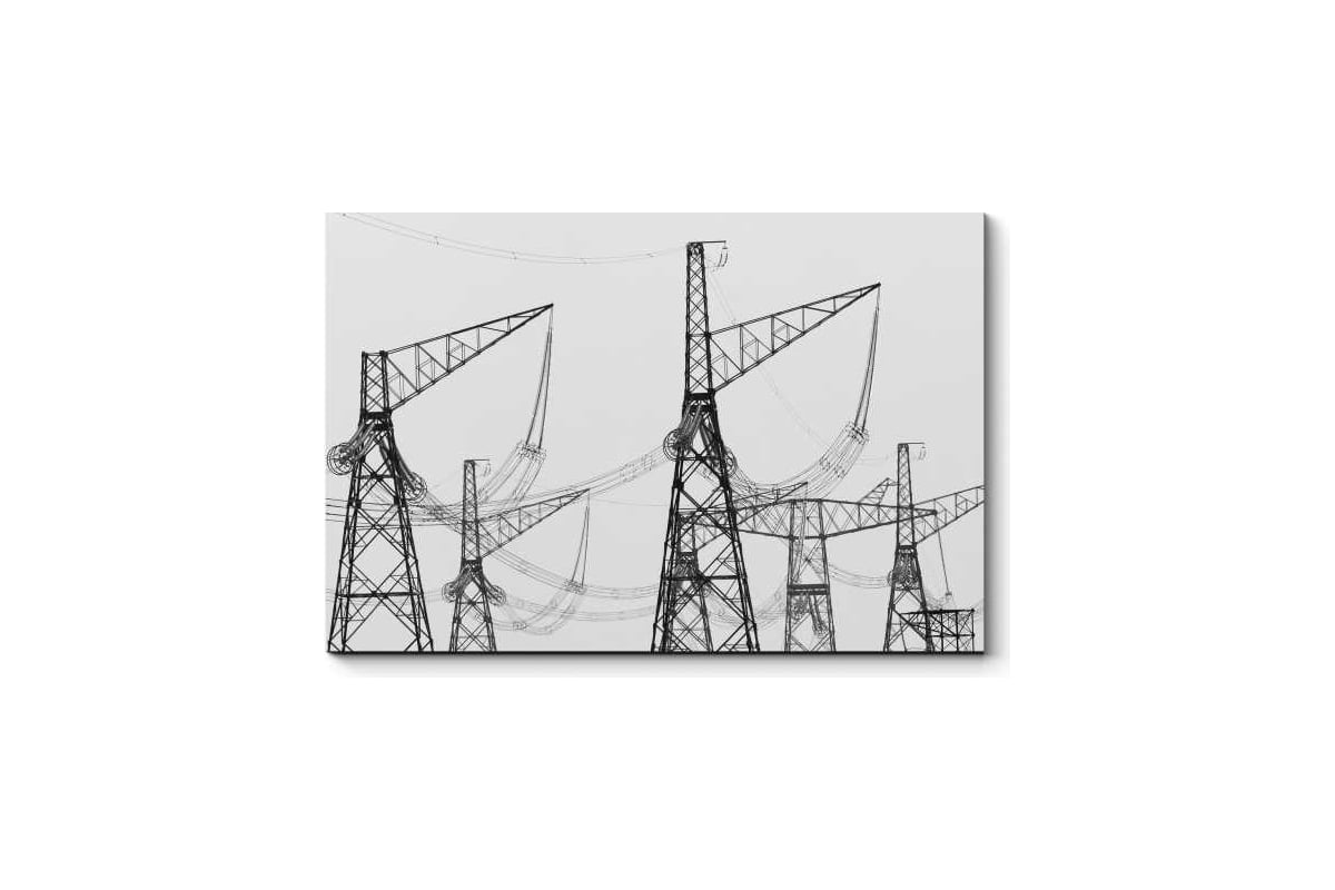 Картина Picsis Электрические вышки 660x430x40 5051-10782718 - выгодная ...
