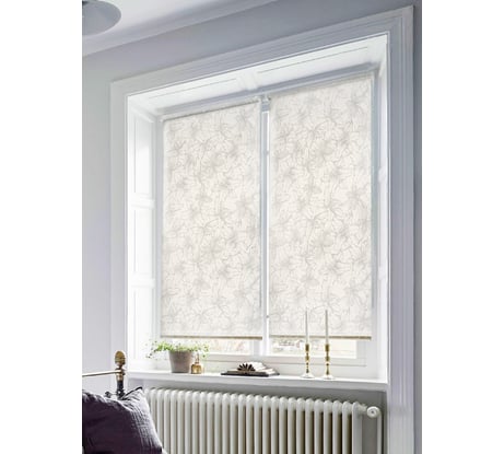 Рулонные шторы Эскар лилия, белый, 60x160 см, арт. 7694060160