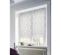 Рулонные шторы Эскар вязь, белый, 40x160 см, арт. 7696040160