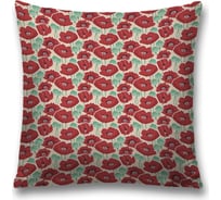 Декоративная наволочка на молнии JoyArty чехол на подушку "Полотно маков” 45x45 см sl_65548