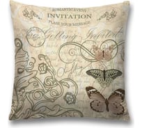 Декоративная наволочка на молнии JoyArty чехол на подушку "Романтичное письмо” 45x45 см sl_423817