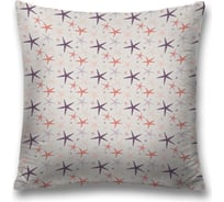 Декоративная наволочка на молнии JoyArty чехол на подушку "Звезды морские” 45x45 см sl_423852