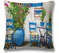 Декоративная наволочка JoyArty "Тунисский колорит" на молнии, 45x45 см  sl_244916