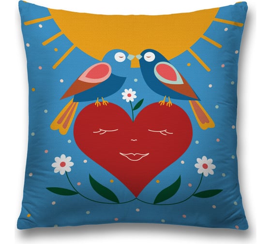 Декоративная наволочка JoyArty "Весна" чехол на молнии, 45x45 см sl_422667 1