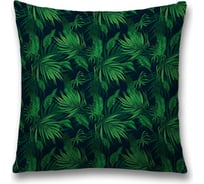 Декоративная наволочка на молнии JoyArty чехол на подушку "Тропический лес” 45x45 см sl_423821