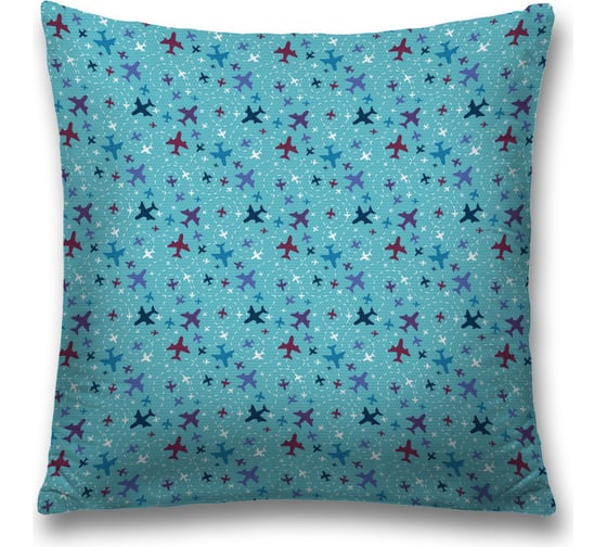 Декоративная наволочка на молнии JoyArty чехол на подушку "Бесконечный полет” 45x45 см sl_152805 1