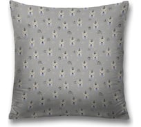 Декоративная наволочка на молнии JoyArty чехол на подушку "В очках и колпаке” 45x45 см sl_70997