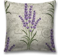Декоративная наволочка на молнии JoyArty чехол на подушку "Цветочное послание” 45x45 см sl_423818