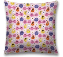 Декоративная наволочка на молнии JoyArty чехол на подушку "Эмоции смайлов” 45x45 см sl_423868