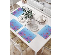 Салфетки на стол для сервировки JoyArty прямоугольные, плейсмат Морской мир, 32x46 см, в комплекте 4шт. np_423249