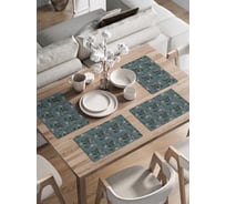 Набор прямоугольных тканевых салфеток на стол для сервировки JoyArty Природа плейсмат, 30x46 см, 4шт. ser002_423859_30x46