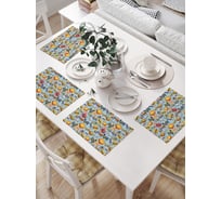 Салфетки на стол для сервировки JoyArty прямоугольные, плейсмат BAM BOOM, 32x46 см, в комплекте 4шт. np_423740