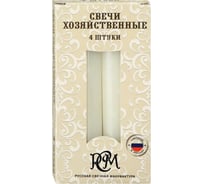 Свечи Дон Баллон классические белый, 2x15,5 см, 4 шт. 4310400
