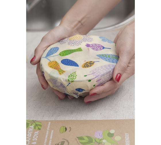 Восковая салфетка You'll Love Cotton Soya, Planeta Eco/50/10 75561