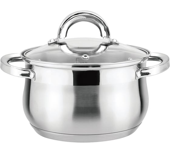 Кастрюля Bella Cucina со стеклянной крышкой, 2.1 л, 16 см BC-2121 2121-BC 1