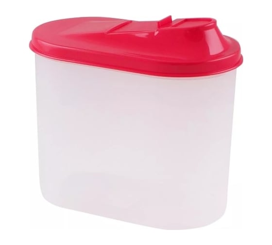 Банка для сыпучих продуктов Полимербыт овальная 1.5 л 432940000 1