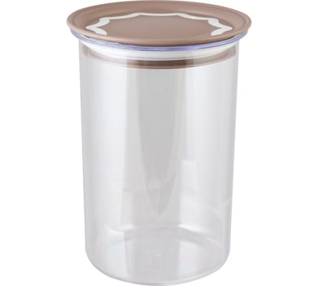 Банка для сыпучих продуктов Полимербыт с вакуумной крышкой 1 л 432960100