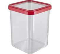 Банка для сыпучих продуктов Полимербыт CUBBO 1.2 л 432670299