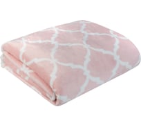 Покрывало-плед Guten Morgen Шерпа, Жаккардовый, Беатриче розовый, 150x200 см Пш-Броз-150-200