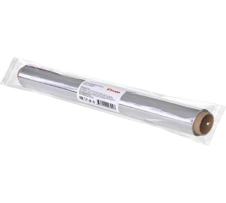 Пищевая алюминиевая фольга Комус 29 см х 10 м, 9 мкм 1795191