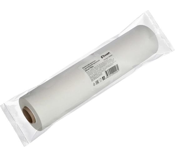 Бумага для выпечки Комус антипригарная пропитка, 29 см x 50 м, белая 1635051