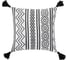 Декоративная подушка Moroshka nomads 45x45 см, на потайной молнии, белый/черный 915-201-02 1