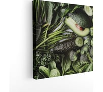 Картина Симфония Авокадо 40х40 см 1-147