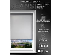 Рулонная штора LM DECOR lm 44-03 светло-серый 48x160 см 4403048