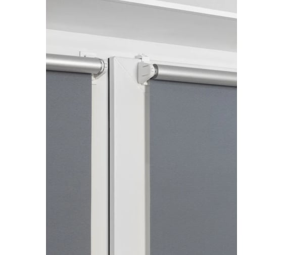 Рулонная штора LM DECOR blackout lm 68-10 темно-серый 220x185 см 6810220