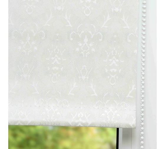 Рулонная штора LM DECOR blackout lm 78-07 белый 130x170 см 7807130