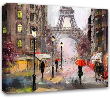 Картина Симфония Дождь в Париже 40х50 см 1-068