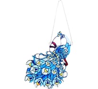Украшение для окна Inbloom витражное "Павлин", 15x10 см, акрил 153-157