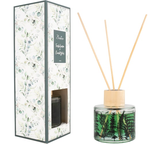 Парфюмированный аромадиффузор Вещицы fresh lemon eucalyptus 100 мл, 75х75х240 ARD-22 1