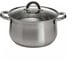 Кастрюля WEBBER BE-147/2 из нержавеющей стали со стеклянной крышкой d 24, 6,5 л 0R-00004904 1