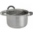 Кастрюля WEBBER BE-359/2 из нержавеющей стали со стеклянной крышкой d 22, 5,2 л 6 Р1-00017161 2
