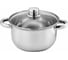 Кастрюля WEBBER BE-156/2 из нержавеющей стали со стеклянной крышкой d 18, 2,6 л 12 0R-00004248 1