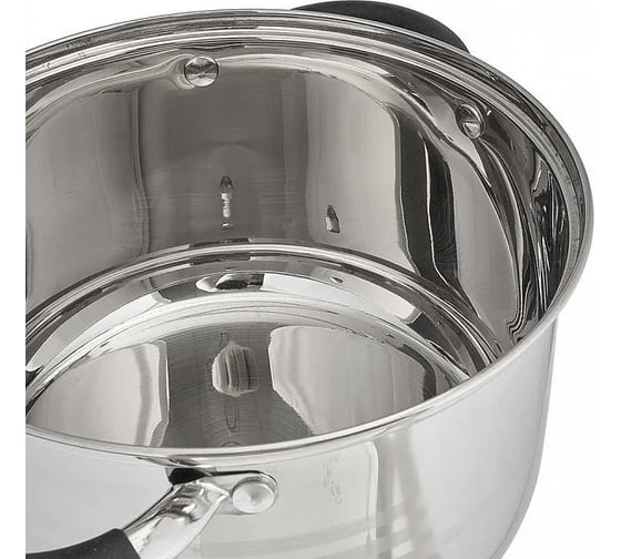 Кастрюля WEBBER BE-196/2 из нержавеющей стали со стеклянной крышкой d 18, 2,8 л 6 0R-00004907