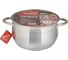 Кастрюля WEBBER BE-355/2 из нержавеющей стали со стеклянной крышкой d 24, 6,5 л 6 Р1-00017155 4