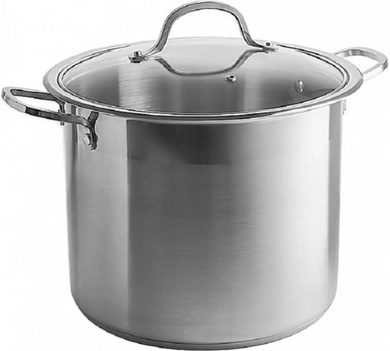 Кастрюля ARDI KUCHE AR-10L, 10 л, из нержавеющей стали со стеклянной крышкой 1 00-00016387
