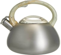 Чайник WEBBER BE-0598 из нержавеющей стали 3 л, со свистком, сатин 12 Р1-00019087