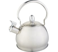 Чайник WEBBER BE-0560 из нержавеющей стали 2 л, со свистком, индукционное дно, складная ручка 12 0R-00001291