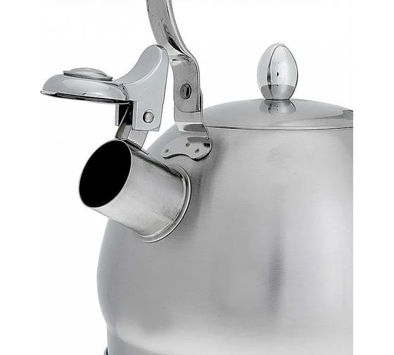Чайник WEBBER BE-0560 из нержавеющей стали 2 л, со свистком, индукционное дно, складная ручка 12 0R-00001291