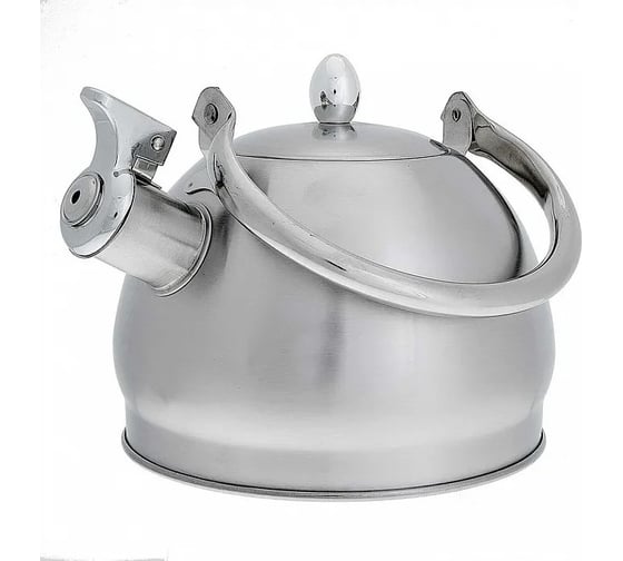 Чайник WEBBER BE-0560 из нержавеющей стали 2 л, со свистком, индукционное дно, складная ручка 12 0R-00001291