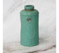 Декоративная ваза-бутылочка Никольский завод светотехнического стекла ЛИЛИАНА-14, ментол матовый, КАНАСТА, d-6.7см, h-13.8см 068433