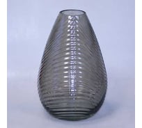 Ваза с декоративной текстурой Никольский завод светотехнического стекла СКАНДИК-МИКС дымка, МАТИЛЬДА, цветная, средняя, d17см, h28.5см 068442