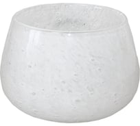 Ваза SCHEURICH Ava 589039, стекло, d20см, h17.5см, белый 068318