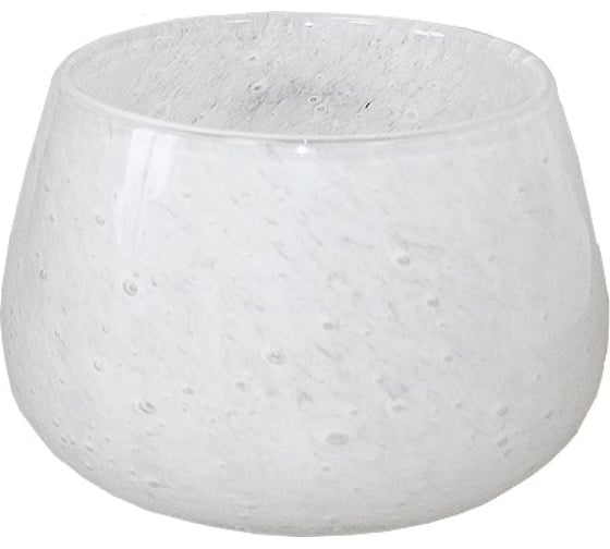 Ваза SCHEURICH Ava 589039, стекло, d20см, h17.5см, белый 068318