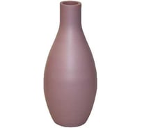 Ваза Никольский завод светотехнического стекла ЛАУРА-розовый матовый, Эскейп, d-14.3см, h-30см 068450